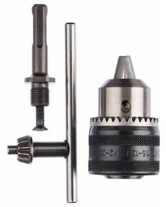 MANDRIN 13MM+ADAPTATEUR SDS PLUS+CLE